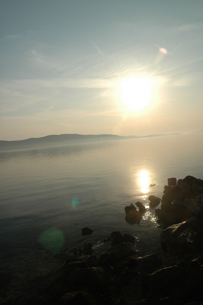 kurz vor Sonnenuntergang