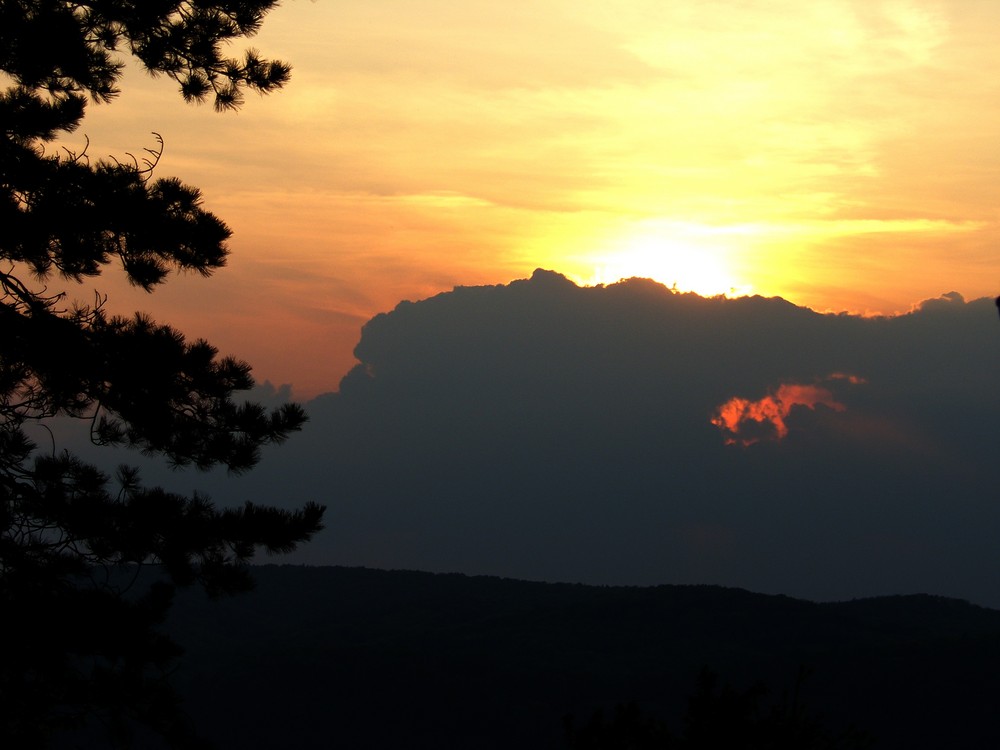 Kurz vor Sonnenuntergang