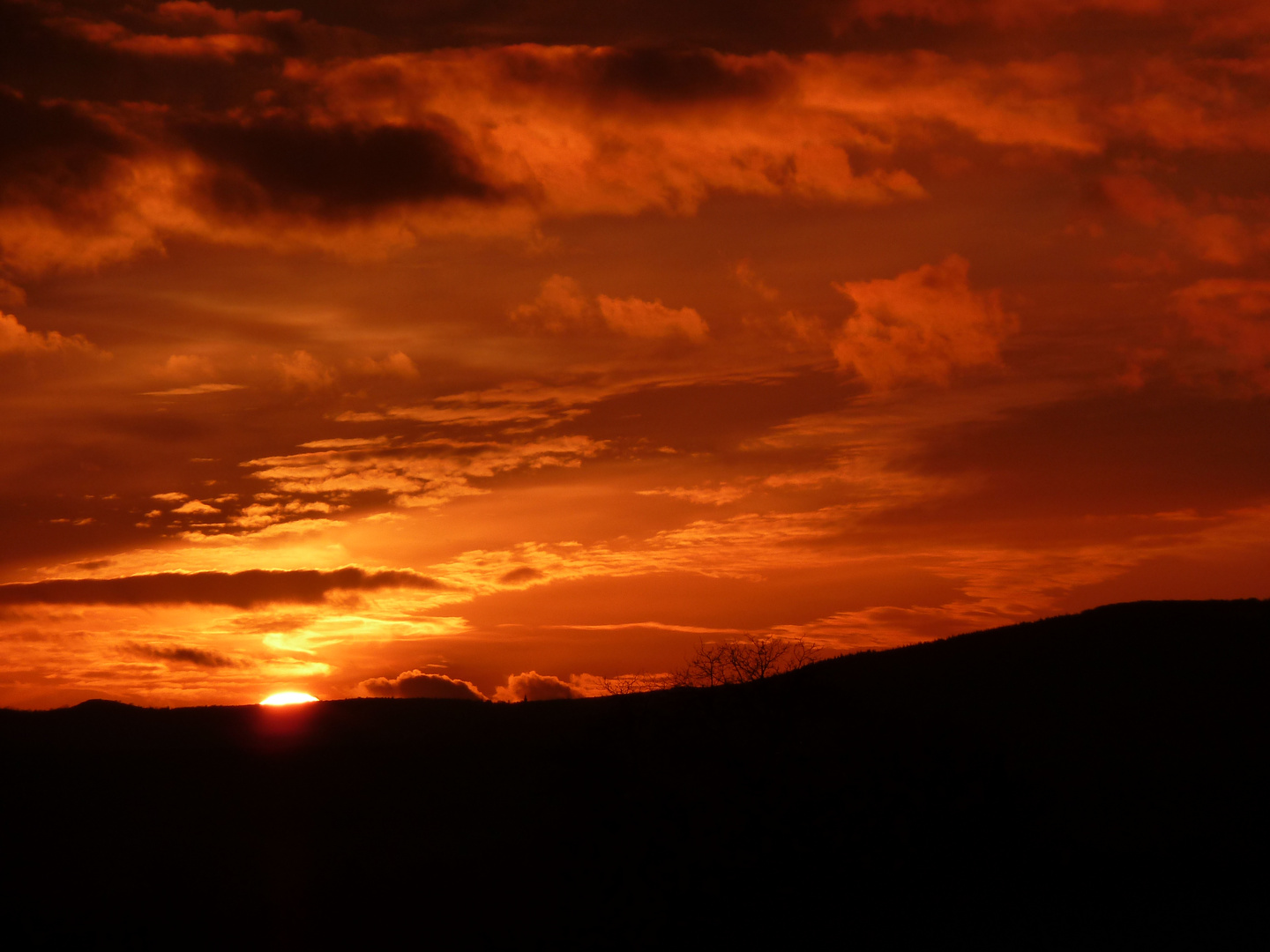 Kurz vor Sonnenuntergang