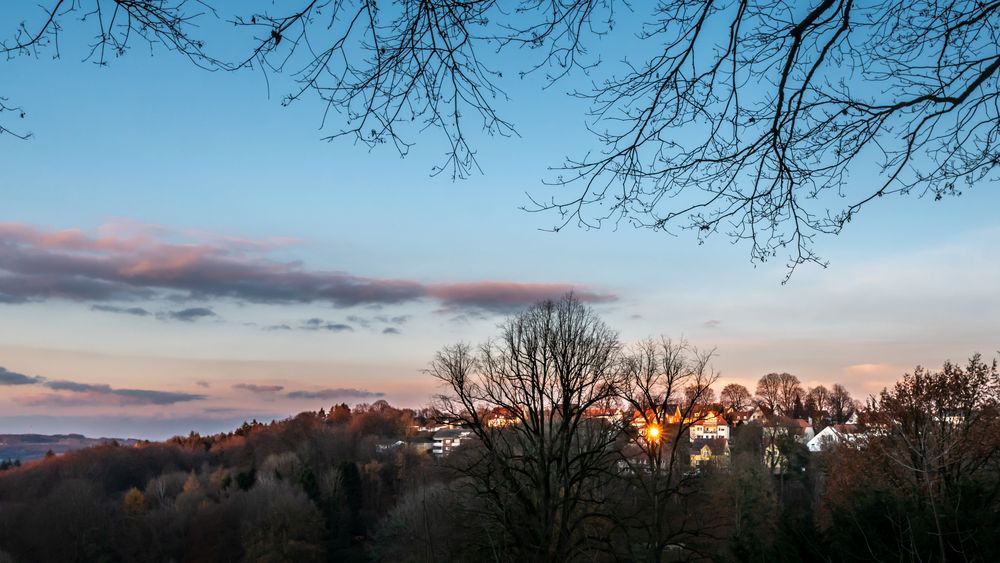 Kurz vor Sonnenuntergang