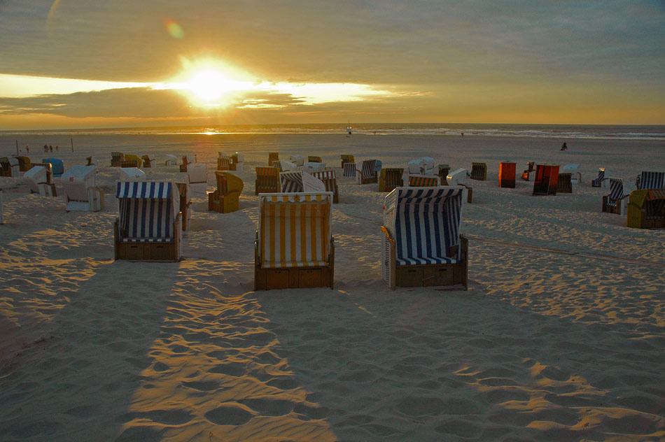 Kurz vor Sonnenuntergang...