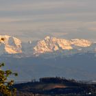 Kurz vor Sonnenuntergang (Föhnstimmung in Stroheim,mit Blick zum Toten-Gebirge)