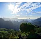 Kurz vor Sonnenuntergang in den Bergen von Gran Canaria