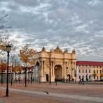 kurz vor sonnenuntergang sah der himmel hammermegafett aus vorm brandenburger tor