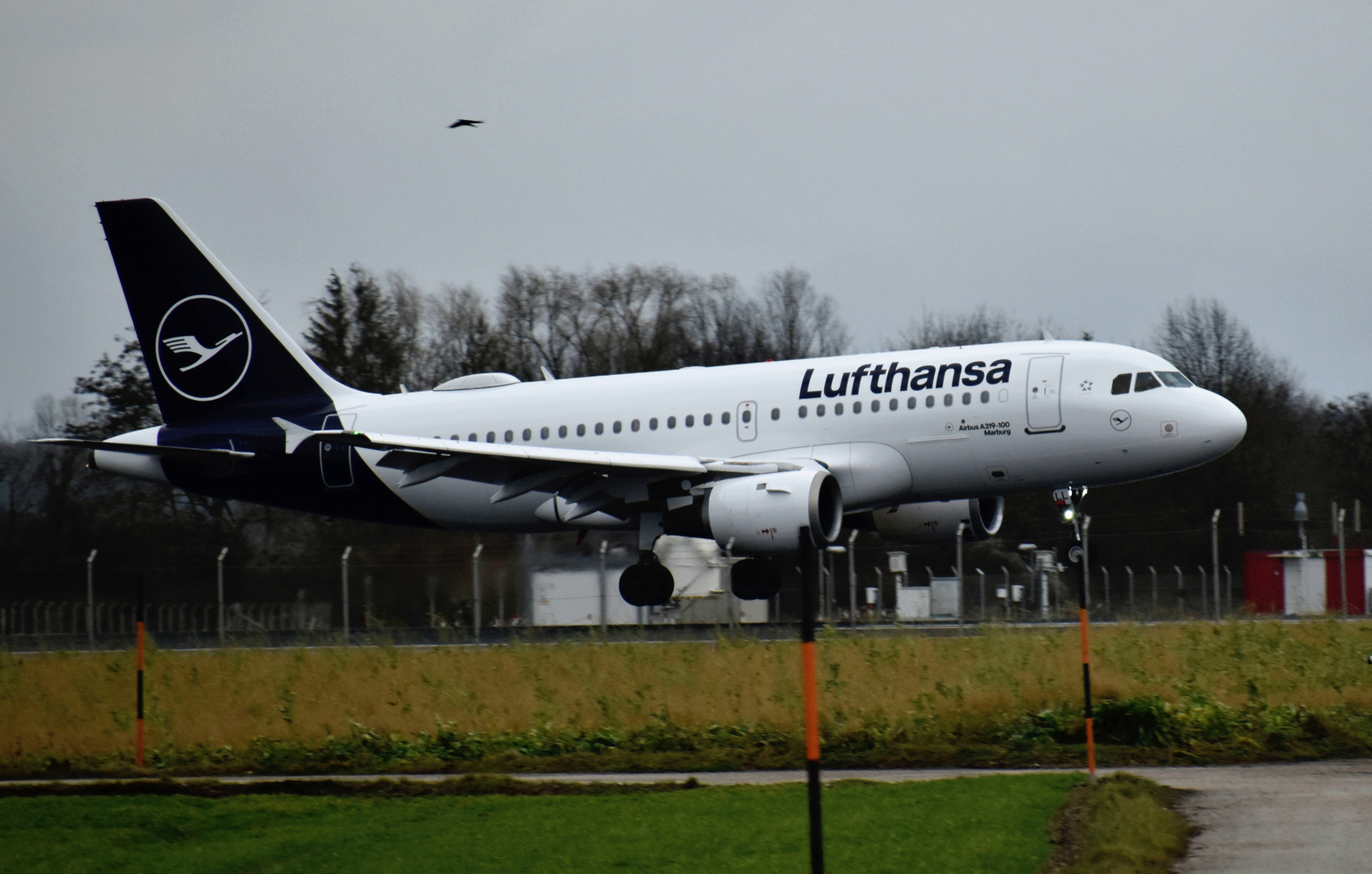 Kurz vor Touchdown A319