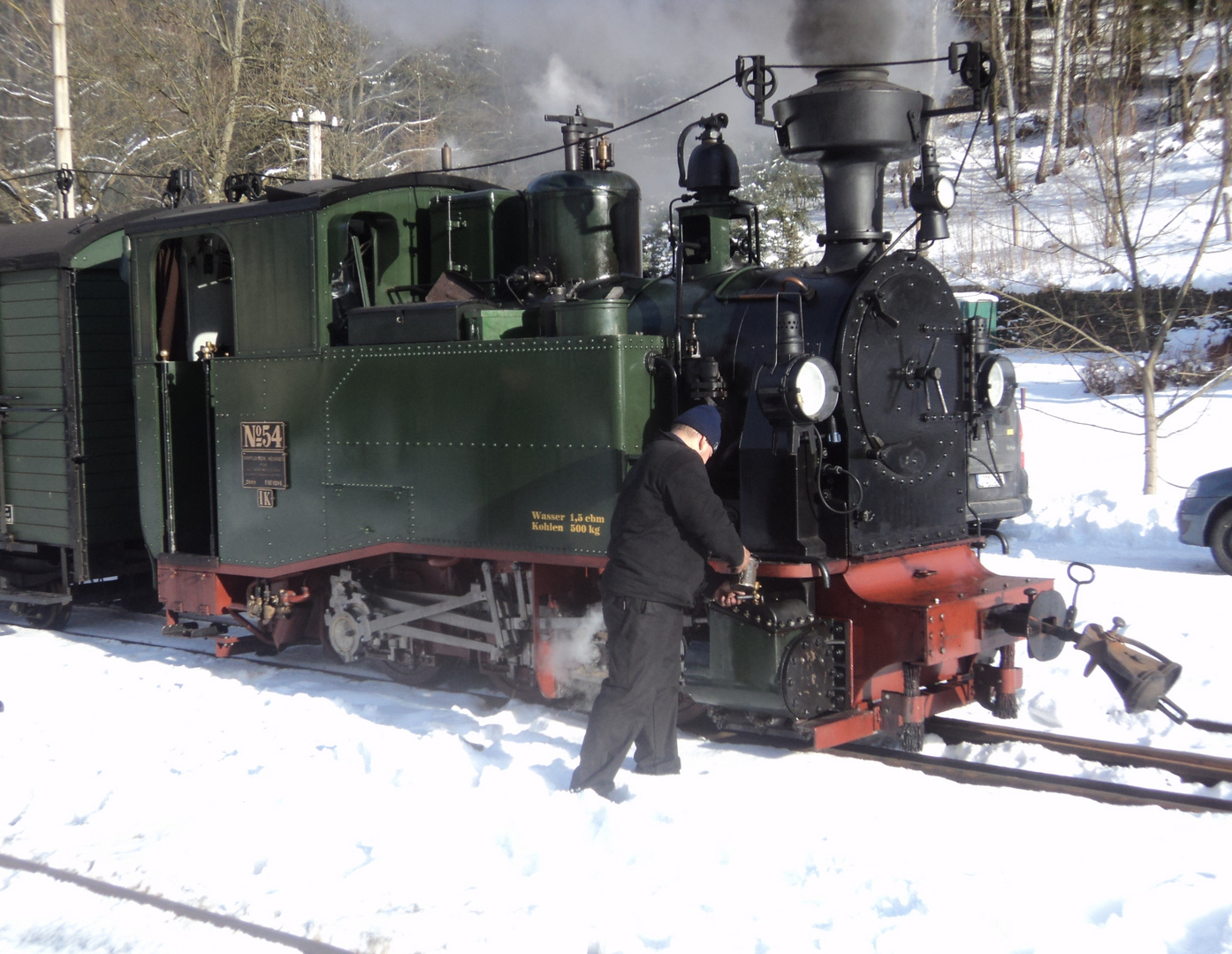 Kurze Pause in Schmalzgrube