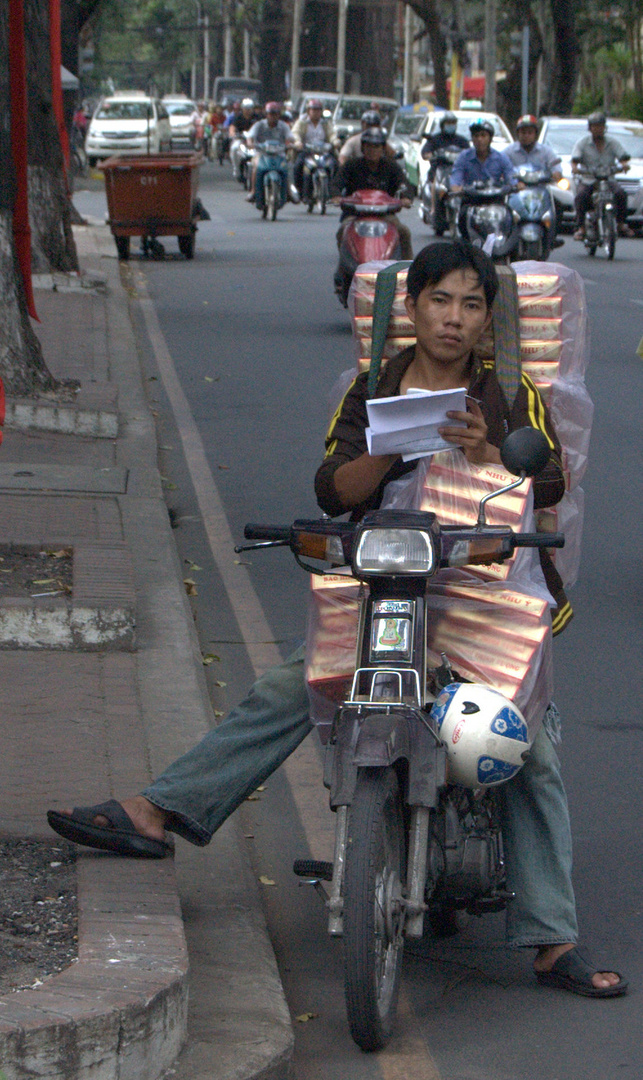 Kurze Pause in Vietnam