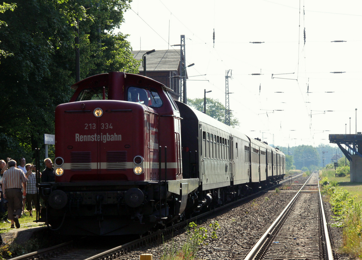 kurzer Halt in Wiesenburg