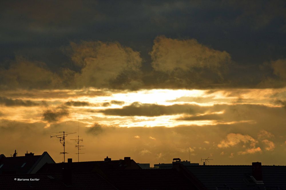 Kurzer Lichtblick nach 3 Tagen Dauerregen