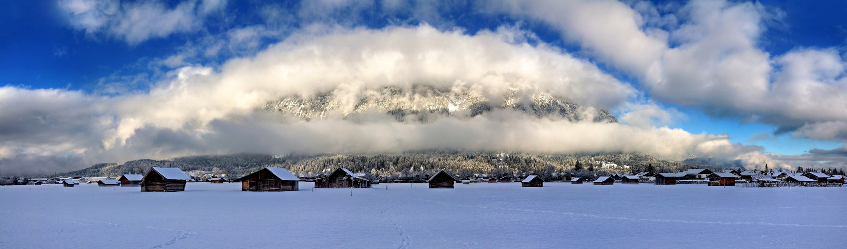 Kurzer Wintereinbruch-Garmisch Partenkirchen.