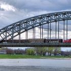 Kurzgüterzug auf der Kölner Südbrücke