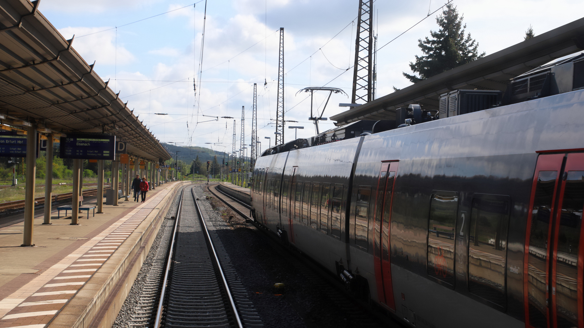 Kurzr Stopp in Naumburg/Saale Hbf