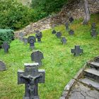 Kurzurlaub 2021 an der Mosel - Alken, alter Friedhof mit Treppe