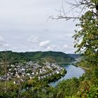 Kurzurlaub 2021 - Das Moseltal mit dem Ort Löf und der Moselbrücke Löf-Alken