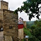 Kurzurlaub an Der Mosel 2021 - Die Ehrenburg bei Brodenbach mit Blick ins Tal