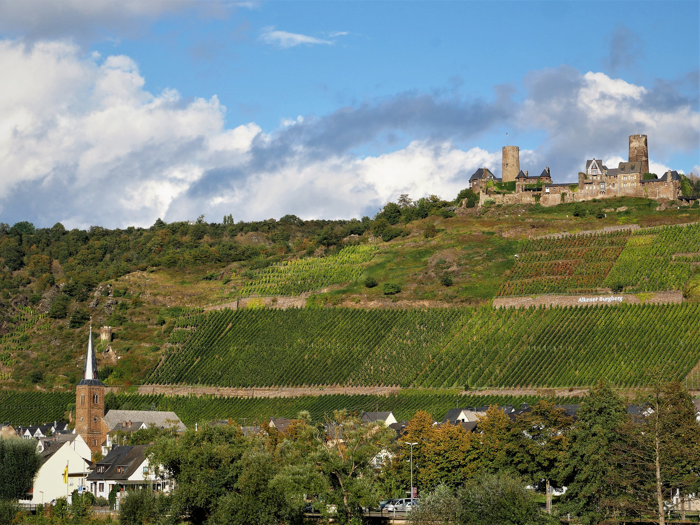 Kurzurlaub an der Mosel 2021 - Weinort Alken mit der Burg Thurant 