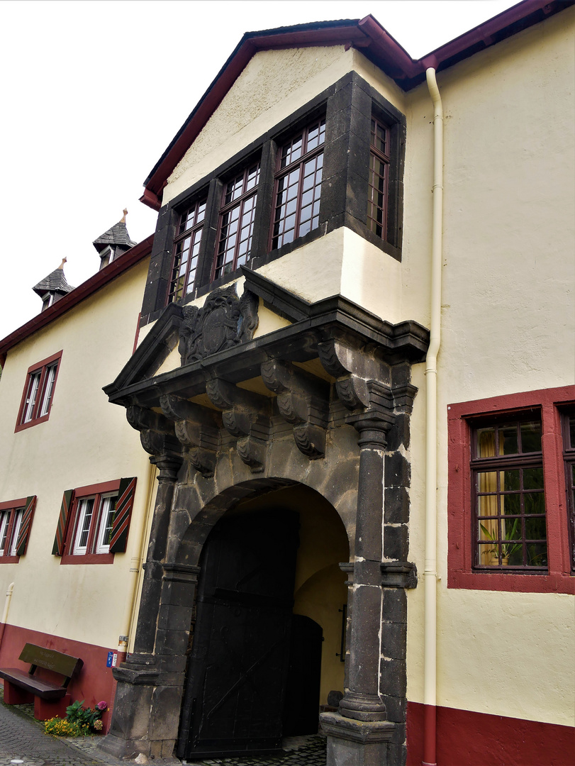 Kurzurlaub an der Mosel 2121 - Alken, Portal des Wiltbergschlosses