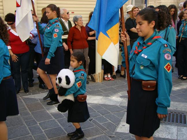 "Kuscheltierparade" am St. Georgstag in Valletta/Malta