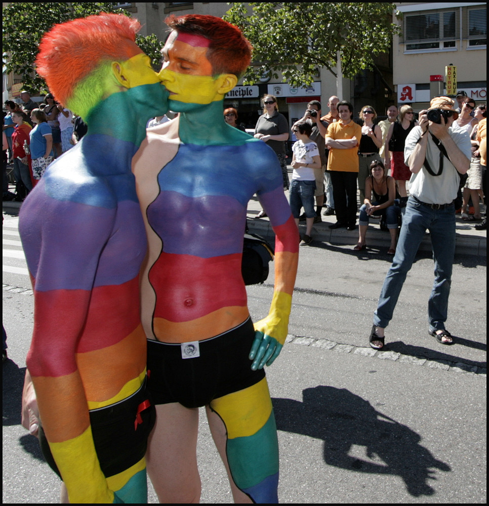 Kuß (CSD 2009 Stuttgart)