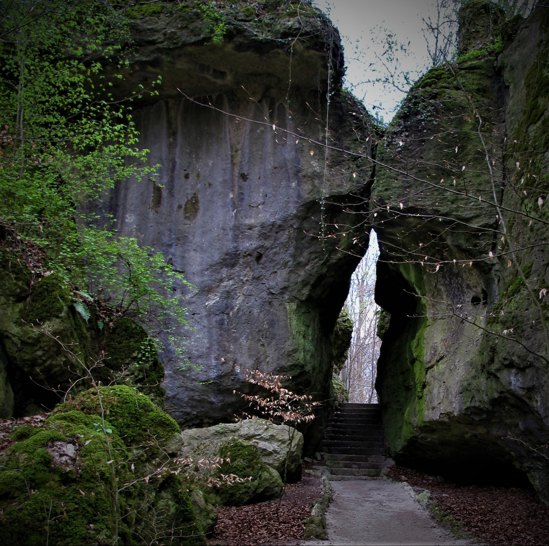 Kuss der Felsen