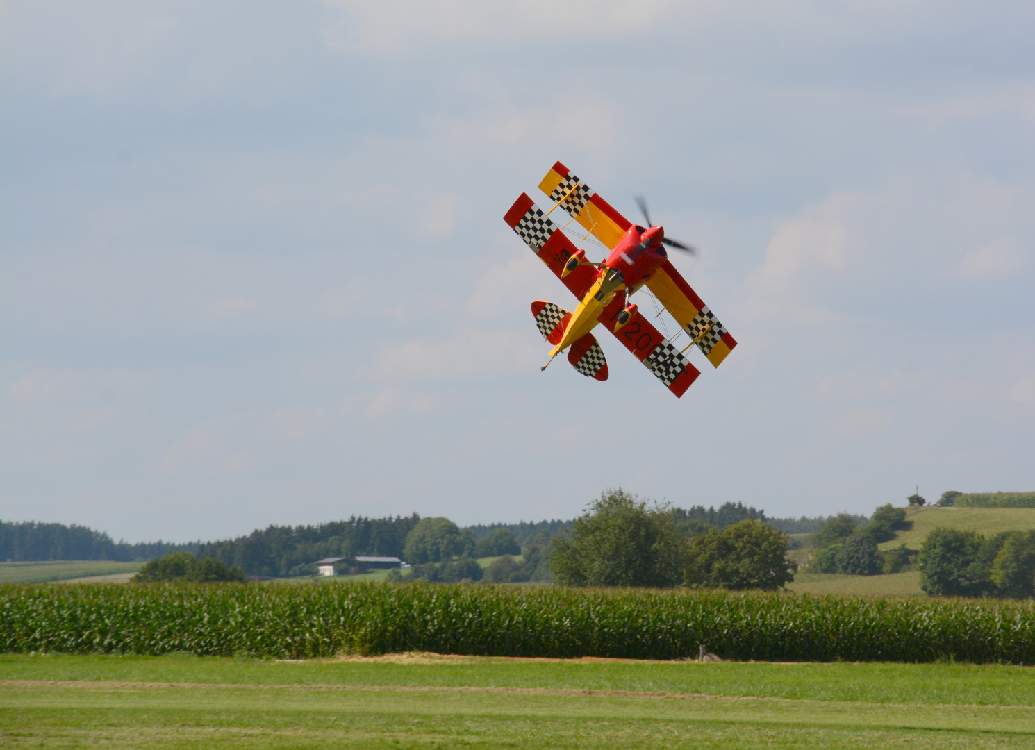 Kustflug in Bodennähe!