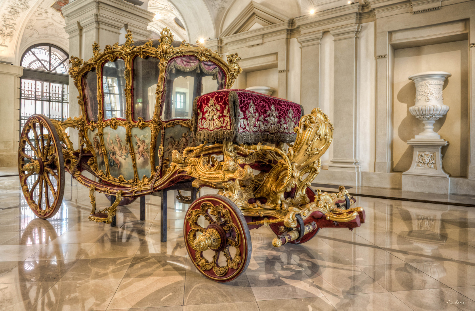 Kutsche im Wiener Palais Liechtenstein