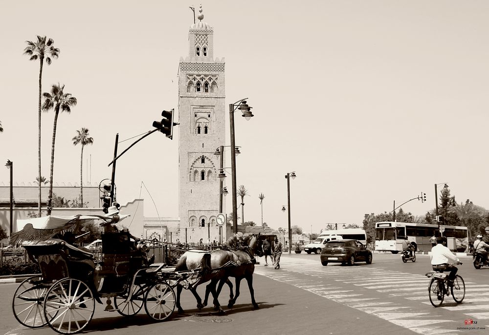 Kutsche in Marrakesch