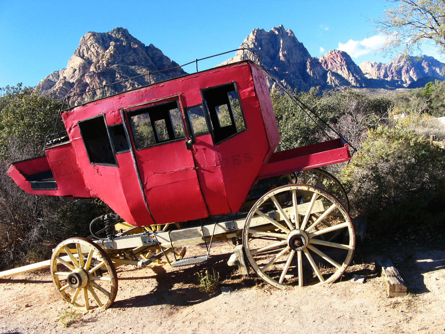 Kutsche nahe dem Valley of Fire, Nevada