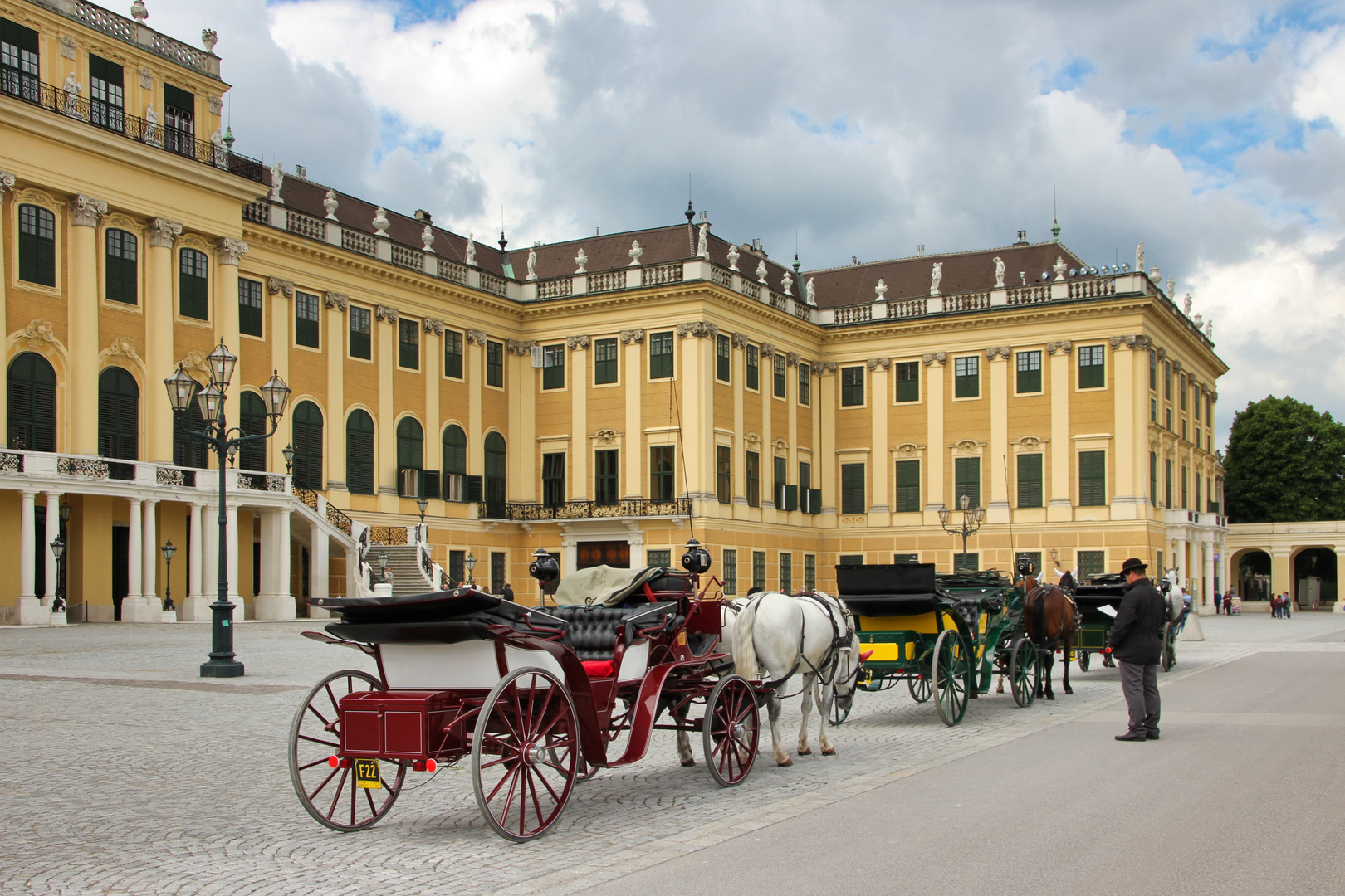 Kutsche vor Schönbrunn