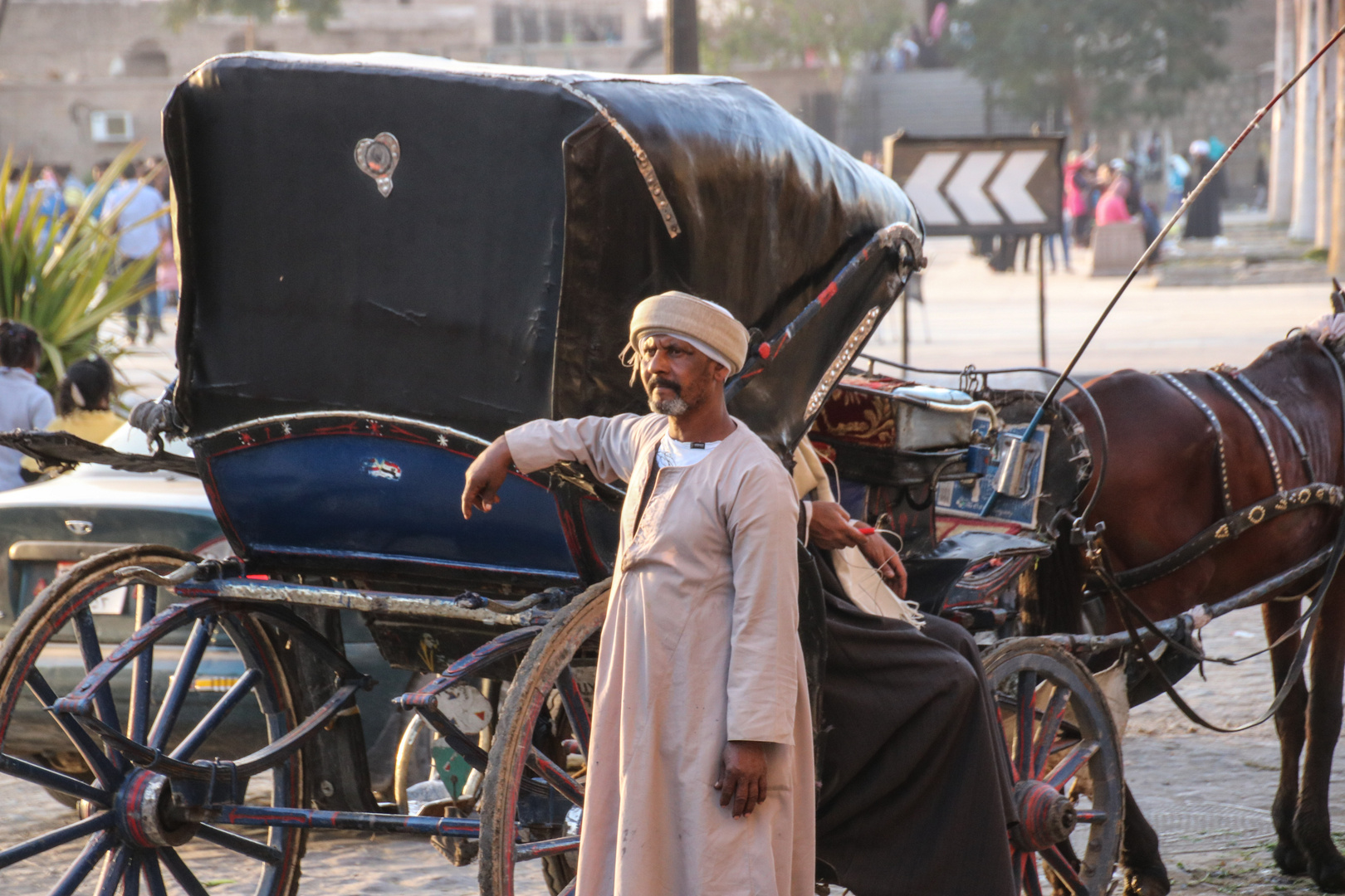 Kutscher street Luxor Reise 