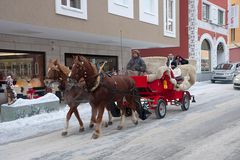 Kutschfahrt durch den Winter