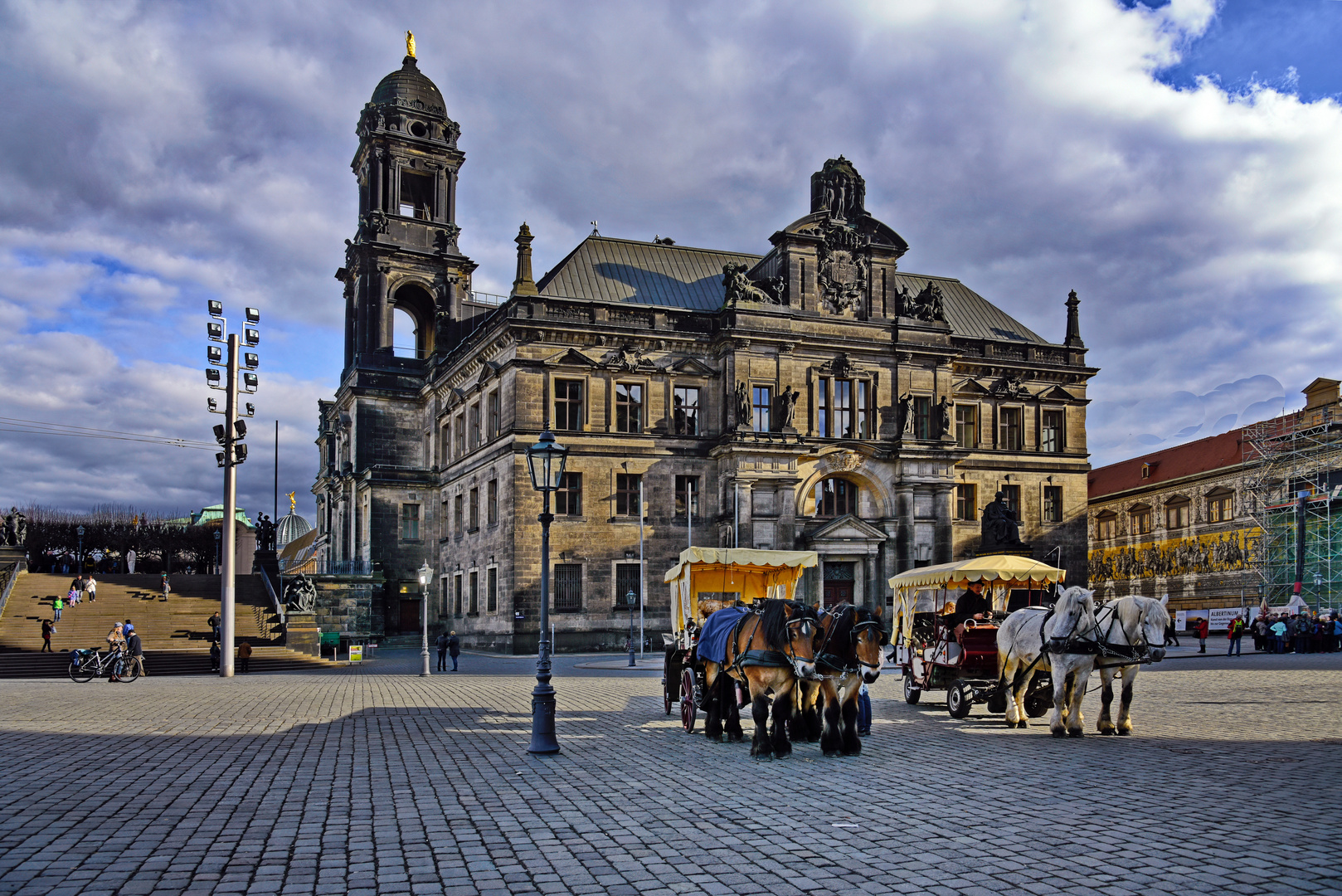 Kutschfahrt durch Dresden