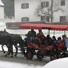 Kutschfahrt im Winter