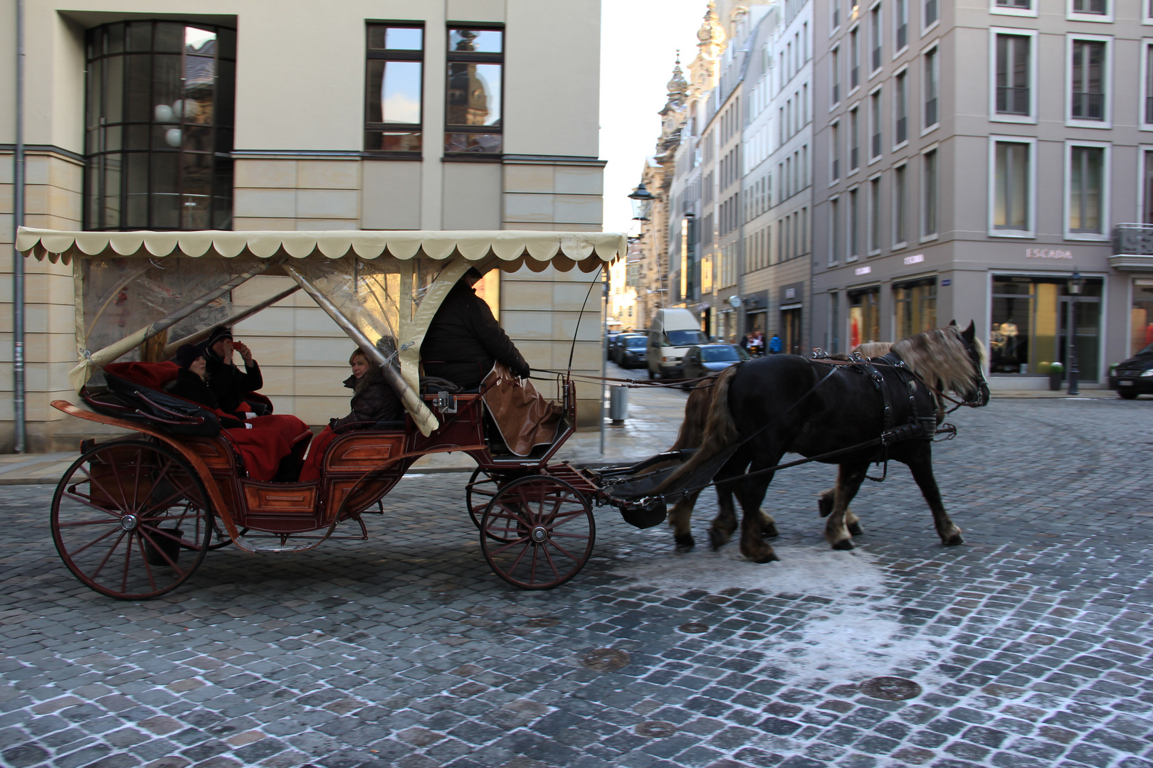 Kutschfahrt im Winter