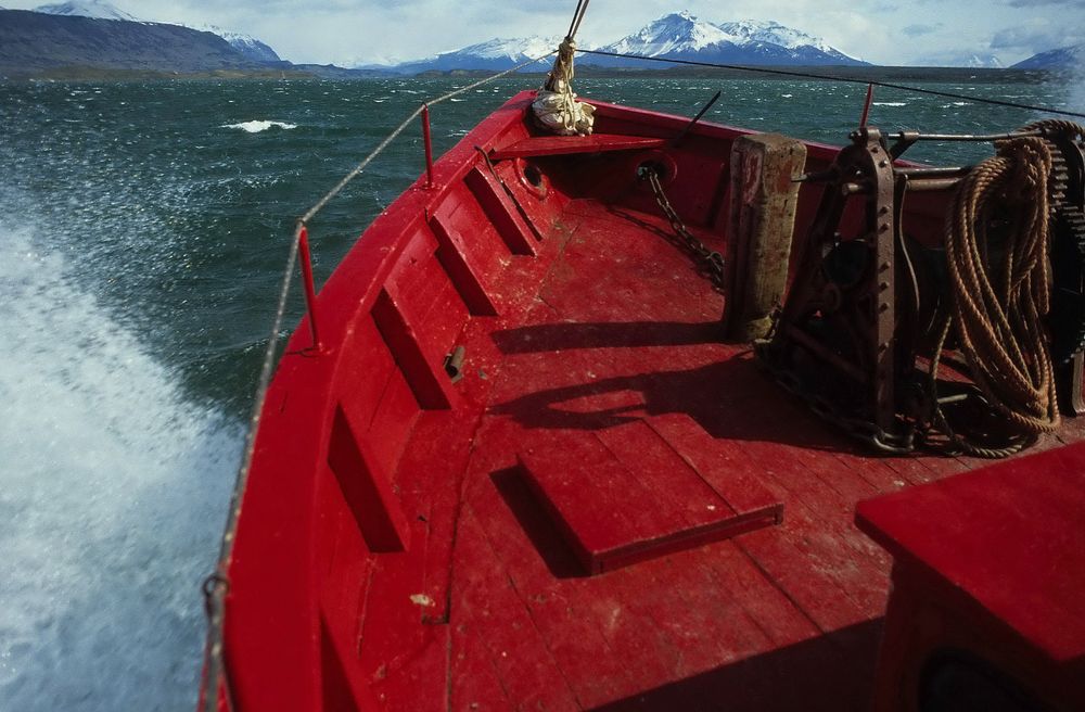 Kutter 21 de Mayo im Fjord