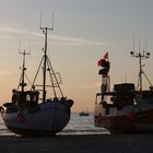 Kutter am Strand von Løkken