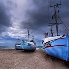 Kutter auf dem Strand in Thorupstrand