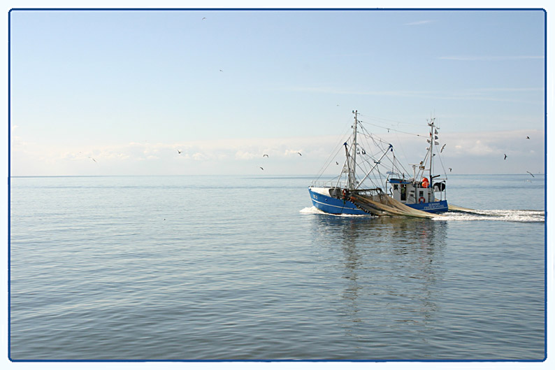 Kutter auf der Nordsee