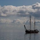 Kutter auf der Nordsee bei Hooksiel