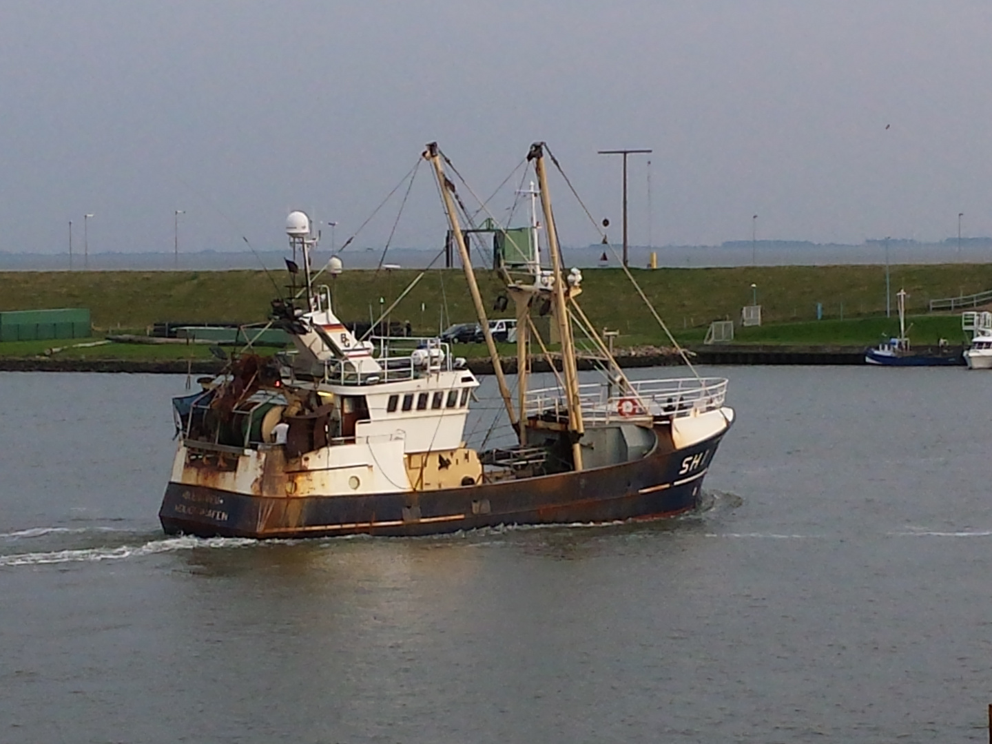 Kutter im Büsumer Hafen