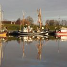 Kutter im Hafen von Greetsiel