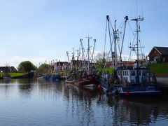 Kutter im Hafen von Greetsiel 