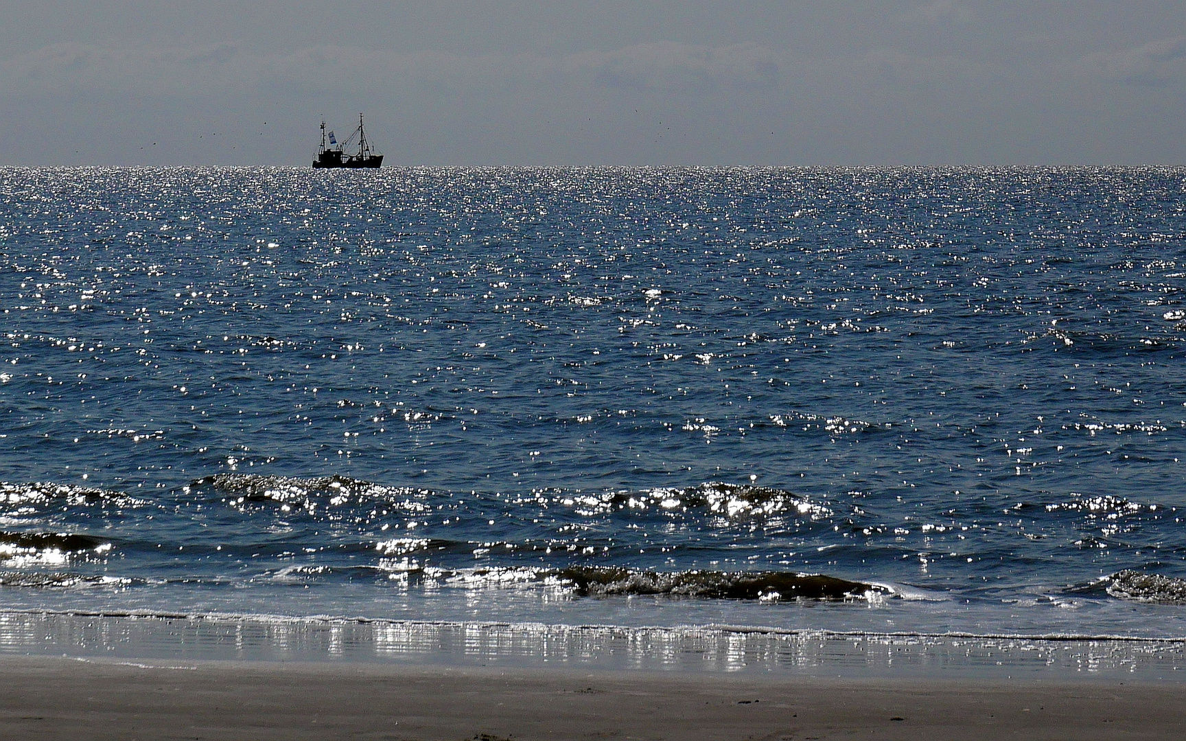 Kutter in der Nordsee St. Peter Ording