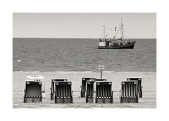 Kutter vor St. Peter-Ording