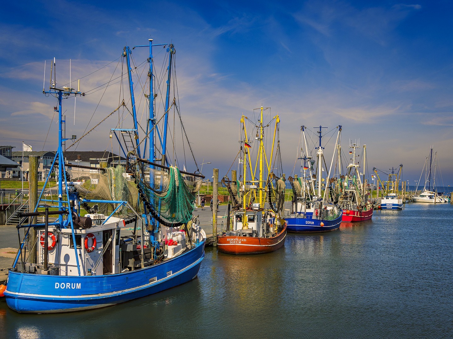 Kutterhafen in Dorum