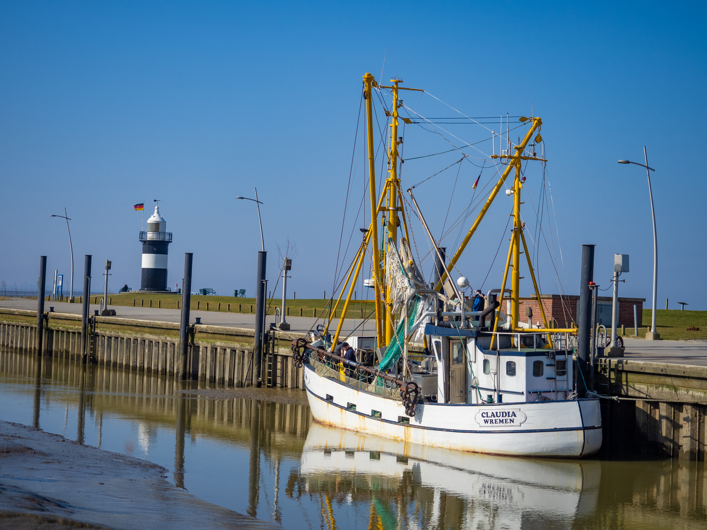 Kutterhafen in Wremen