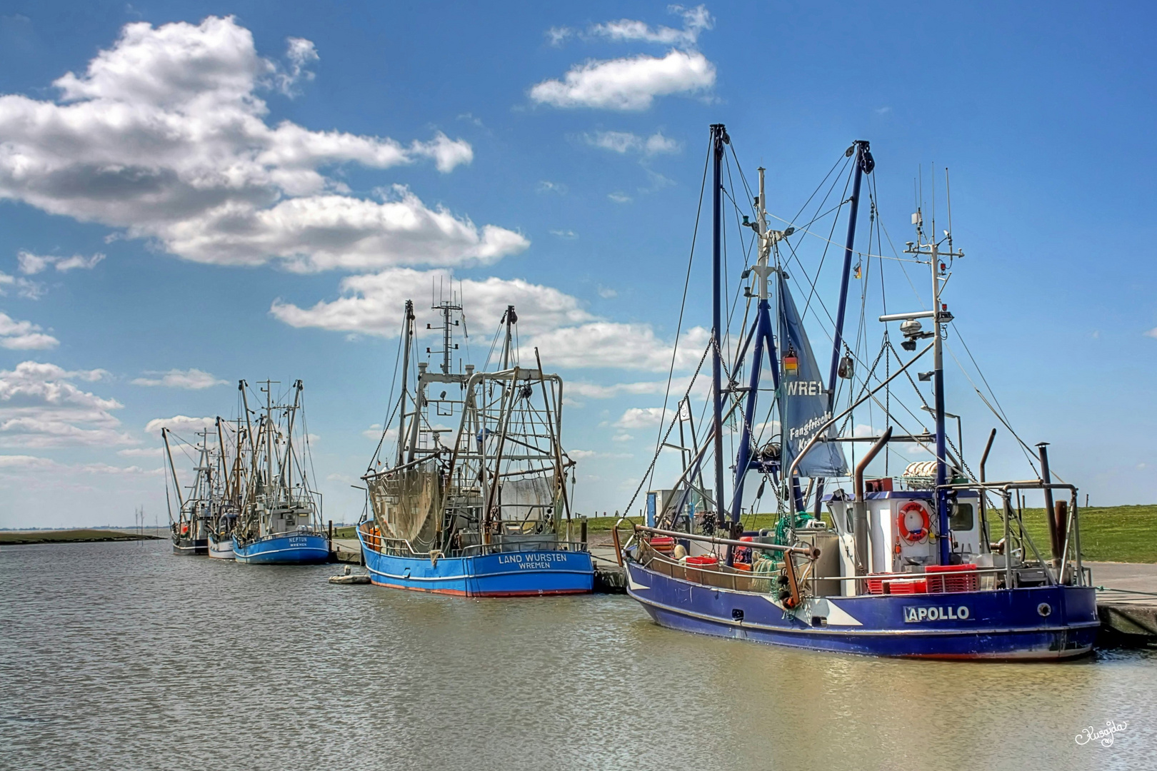 Kutterhafen Nordseebad Wremen - HDR