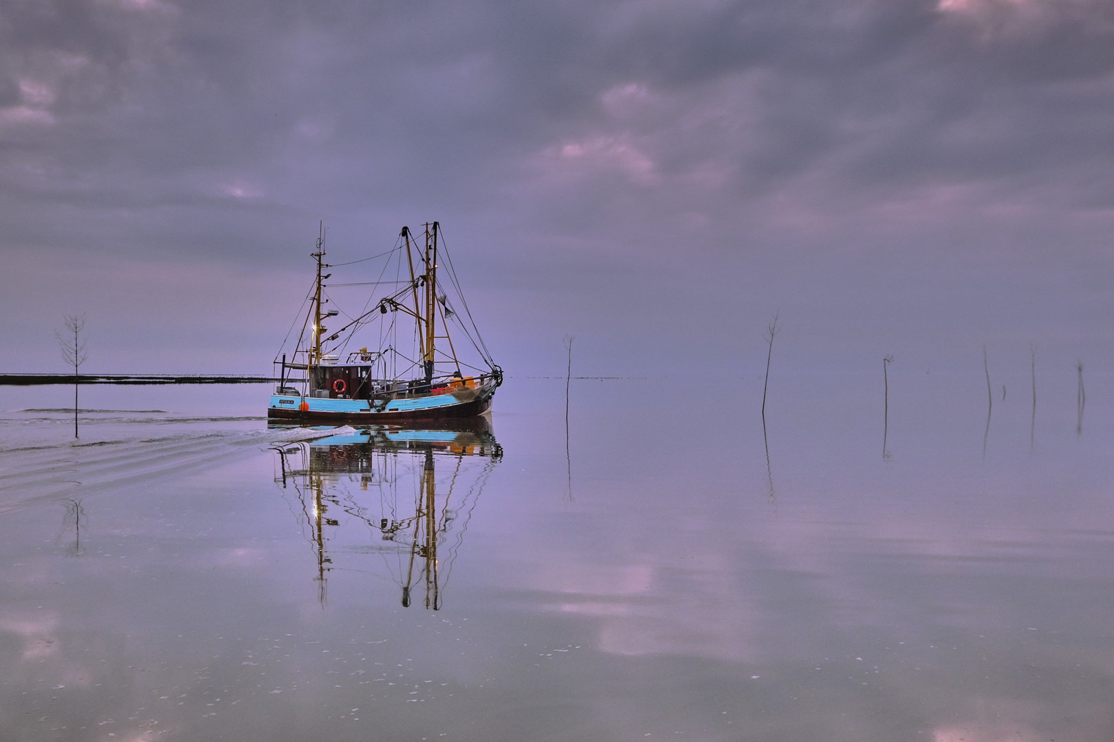 Kutterhafen Spieka-Neufeld, Nordsee.