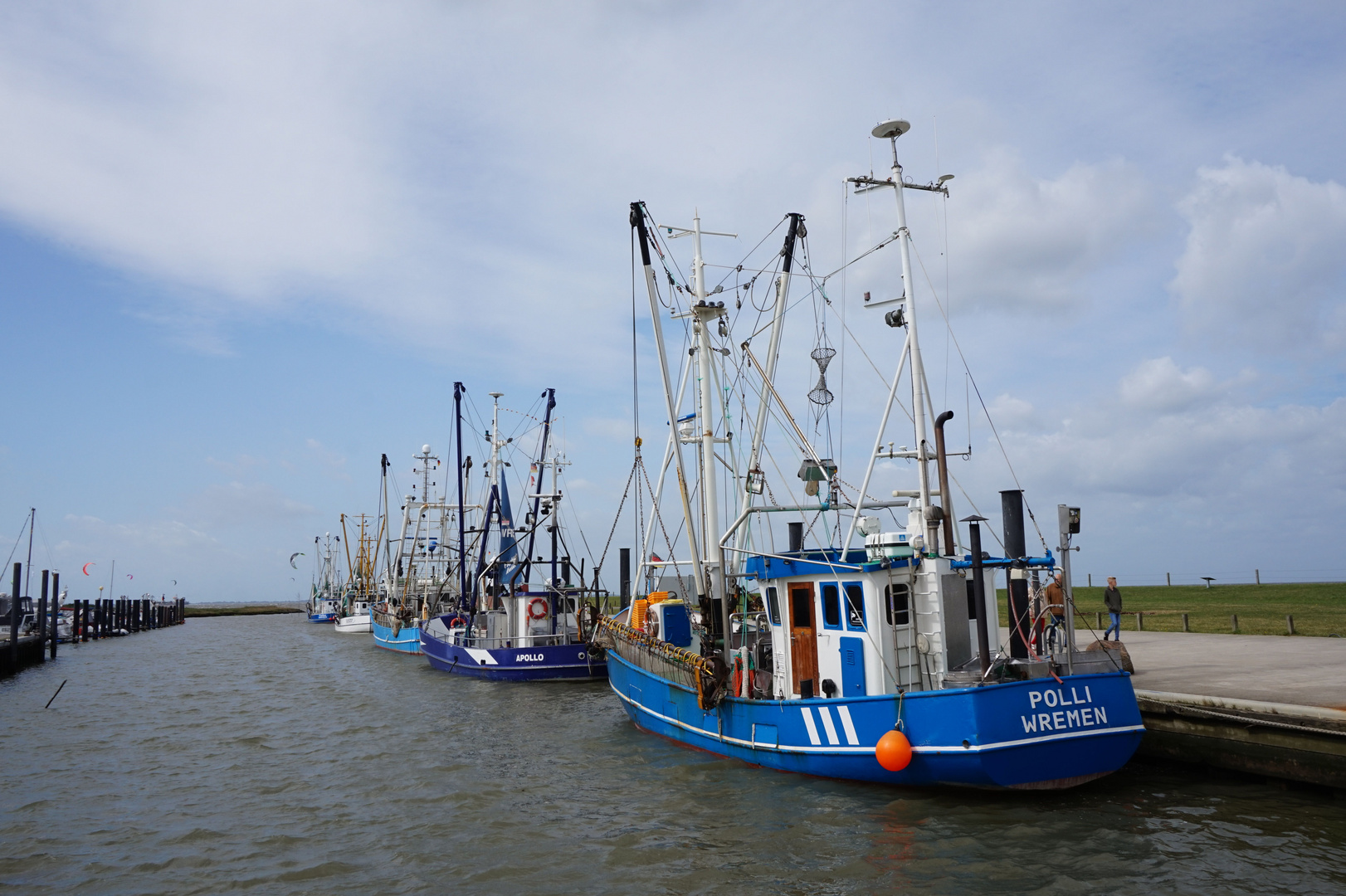 Kutterhafen Wremen bei Flut