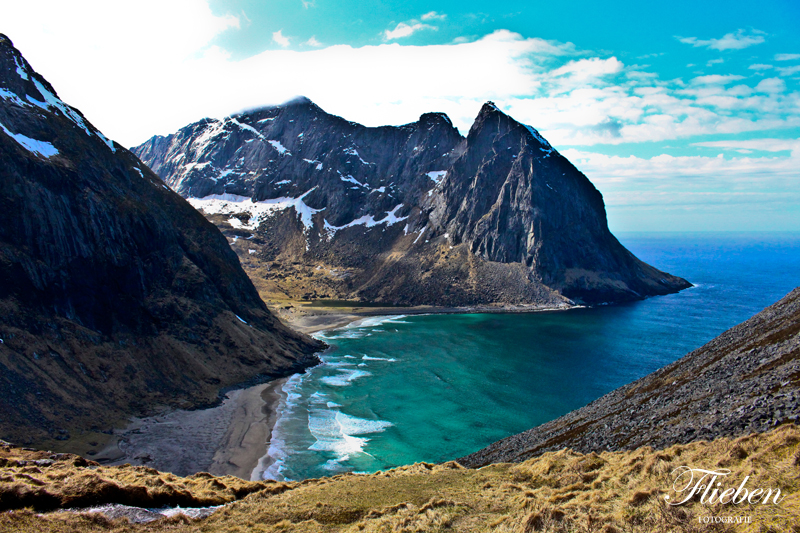 Kvalvika Beach auf den Lofoten II